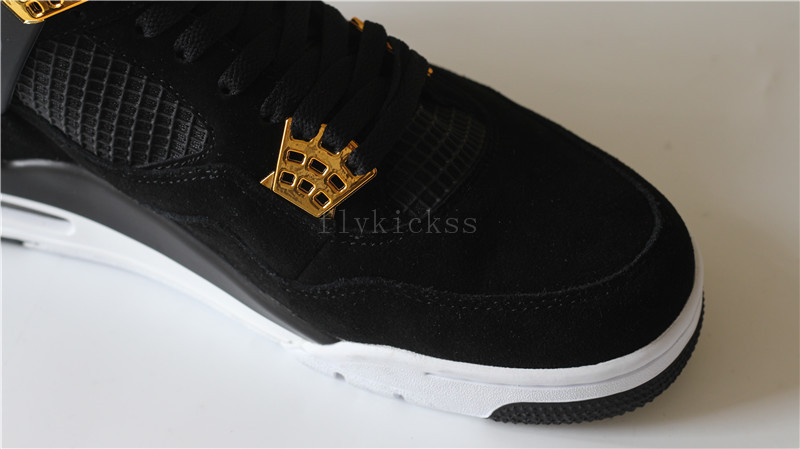 Air Jordan 4 Retro Royalty Black Suede